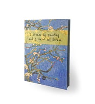 Bam 14,8x21 Lastikli Defter Siyah Yaprak-I Dream My Painting and I Paint My Dream
