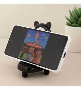 Mini Üçgen Plastik Telefon Tutucu (3 Kanallı) - Renkli