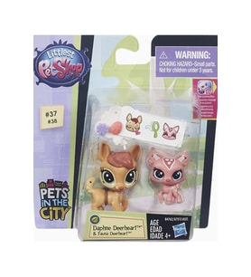 Littlest Pet Shop Miniş Ve Yavrusu Daphıne Deerheart,Fauna Deerheart Minişler Pet Shop Orijinal Mini