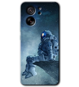 Xiaomi Mi 13T Pro Kılıf HD Desen Baskılı Arka Kapak - Astronot Yalnızlığı