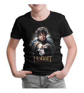 Hobbit - The Battle of Five Armies Siyah Çocuk Tshirt
