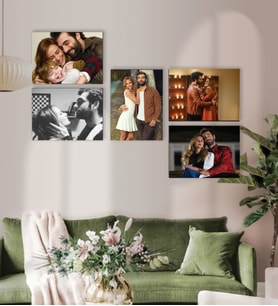 Kişiye Özel Resimli 5li Kolaj Mdf Tablo Seti