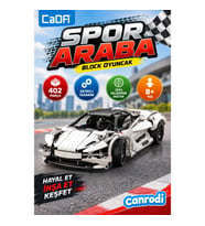 C51305W CADA STORM SPOR ARABA 402 PARÇA BLOCK OYUNCAK