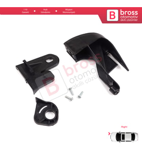 Fiat Fiorino MK3 Citroen Nemo Peugeot Bipper 2007-2020 6212F3 İçin Sağ Ön Far Ayak Tamir Seti
