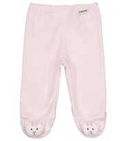 Civil Baby Düz Velboa Patikli 1-6 Ay Tek Alt Bebe - Mavi (Pembe)