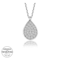 Aya Diamond Swarovski Taşlı Gümüş Kelebek Bayan Kolye