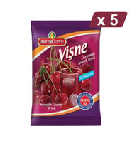 Altıncezve Vişne Aromalı İçecek Tozu Soğuk 450 G - 5Lİ PAKET