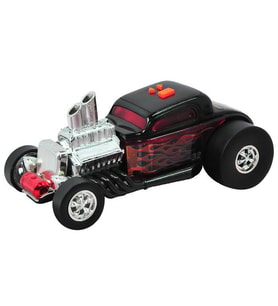 Road Rippers Rock Roller Hotrodsesli Titreşimli Klasik Araç Siyah