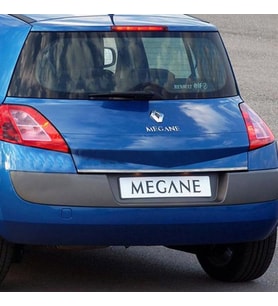 R. Megane 2 HB Krom Bagaj Alt Çıta 2004-2010 Paslanmaz Çelik