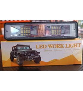 48w 16 LED araba çalışma ışığı yüksek parlak  2 MODLU DÜZ-VE ÇAKAR MODLU Offroad otomobil kamyon sürüş sis farları  sürüş lambası 12V-30Vışık çubuğu