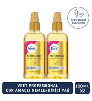 Veet Professional Mucizevi Yağ - Çok Amaçlı Nemlendirici Bakım Yağı 100 ml x2