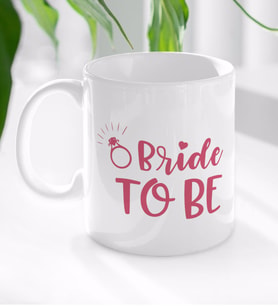 BK Gift Bride To Be Tasarımlı Beyaz Kupa Bardak-3