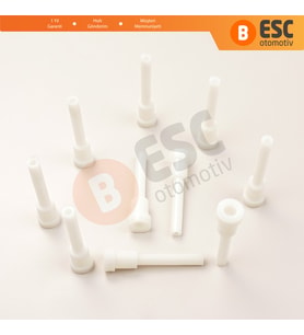 10 Adet Cam Kriko İndirme Kaldırma Mekanizma Kablo Ucu Halat Dübeli Tip BCP046