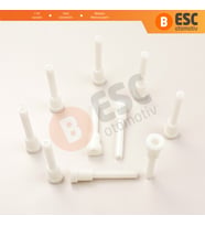 10 Adet Cam Kriko İndirme Kaldırma Mekanizma Kablo Ucu Halat Dübeli Tip BCP046