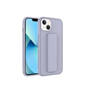 Apple iPhone 13 Uyumlu Kılıf Zore Qstand Kapak (Gri)