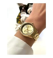 Ferrucci Modern Şık Gold Renk Spor Model Çelik Kadın Kol Saati
