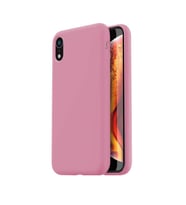 Apple iPhone XR İnce Mat Silikon Kılıf Pembe