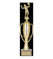 ODAK KUPA - Figürlü Kupalar - Voleybol Kadın Figürlü Kupalar FG-026 A - 45 cm