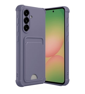 Samsung Galaxy A36 Kılıf Kelvin Kartvizitli Silikon - Lila