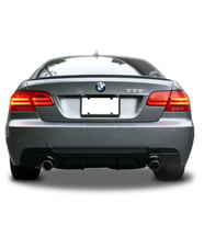 Bmw 3 Serisi E92 E93 M Performance Arka Tampon Eki - Difüzör (Plastik)