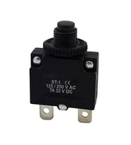 Powermaster IC-271S ST-1 Termik Resetli Sigorta 125/250V AC 32V DC 7 Amper