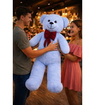 Büyük Boy 140 cm Peluş Ayı – Sevgiliye Unutulmaz Sürpriz (Mavi)