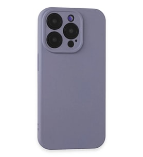 Mey İthalat® iPhone 15 Pro Max Kılıf Nano içi Kadife Silikon - Lila