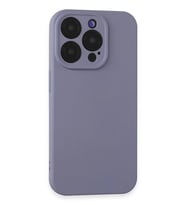 Mey İthalat® iPhone 15 Pro Max Kılıf Nano içi Kadife Silikon - Lila