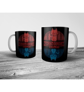 Pixxa Stranger Things Schrödinger's Cat Kupa Bardak Model 1