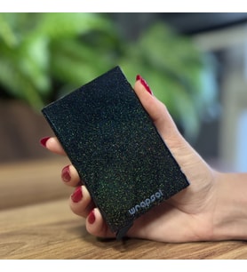 Mekanizmalı Kartlık Rfid Korumalı Alüminyum Otomatik Mekanizmalı Kredi Kartlık Renkli Simli Siyah (Çok Renkli-Sıyah)