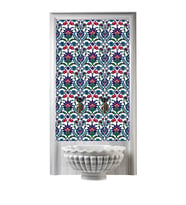 Armada Çini 60x100 Cm Ac 19 Laleli Serigraf Türk Hamamı Pano (Yeşil)