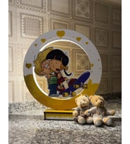 Cedric ve Chen Renkli Masa Lambası Ahşap