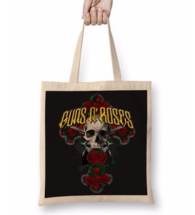 Guns n Roses Bez Çanta Uzun Saplı