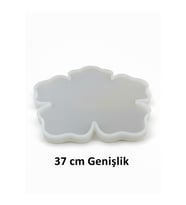Epoksi Silikon Çiçek Tepsi-Tabak Kalıbı