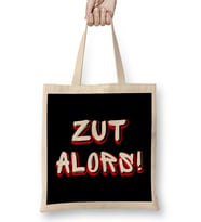 French Slogan Zut Alors Bez Çanta Uzun Saplı