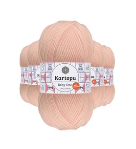 Northcity Baby One Tüylenmeyen El Örgü İpi Pembe K699 - 5'li Paket