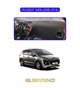 PEUGEOT 3008 (2008-2016)TORPİDO KORUMA HALISI MAVİ KENAR