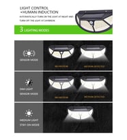 Fonksiyonel Sensörlü 102 Ledli Solar Bahçe Lambası