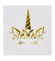 UNICORN PEÇETE VARAKLI ALTIN 33X33 CM PK:16-