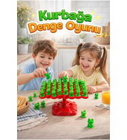 Frogg Denge Oyunu - Eğitici ve Öğretici 2 Kişilik Eğlenceli Oyun