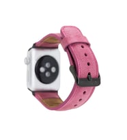 Bouletta Apple Watch Uyumlu Deri Kordon 38-40-41mm TN08 Pembe