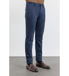Lacivert Yan Cep Casual Comfort Fit Pamuklu Chino Pantolon 1003255169