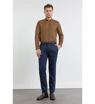 Lacivert Yan Cep Casual Comfort Fit Pamuklu Chino Pantolon 1003255169