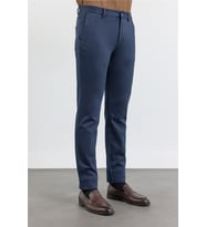 Lacivert Yan Cep Casual Comfort Fit Pamuklu Chino Pantolon 1003255169