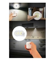 Uzaktan Kumandalı Yapışkanlı 3'Lü Led Spot Lamba