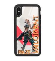 iPhone Xs Max Valorant Raze Tasarımlı Glossy Telefon Kılıfı