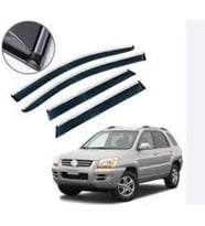 Kia Sportage Uyumlu 2003 2009 Kromlu Cam Rüzgarlığı Parça