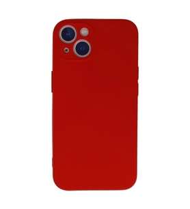Apple iPhone 13 Mini Kılıf Nano içi Kadife Silikon - Kırmızı