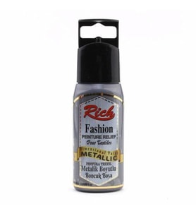 Rich Boyutlu Boncuk Boya 60 ml. 948 METALİK FÜME 
