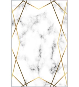 Eliana Home Baskılı, Yıkanabilir Kaymaz Taban Salon Halısı LNA1286 100x150 cm (Beyaz)